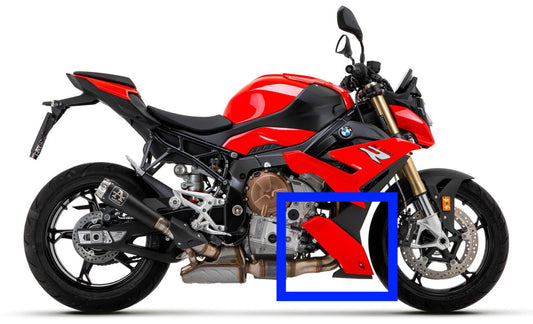AISKA 100% 3K Twill Weave Motorcycle Carbon Fiber Upper Cover Fairings for BMW S1000R M1000R 2021-2024