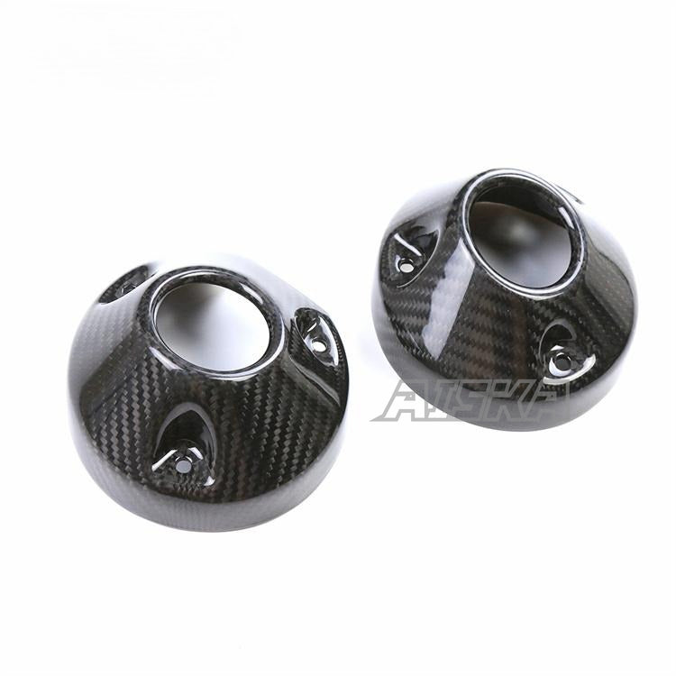 AISKA 3K Pure Carbon Fiber Motorcycle Accessories  Exhaust Tips Tail Section Cover for Harley Sportster S 1250 Fairing