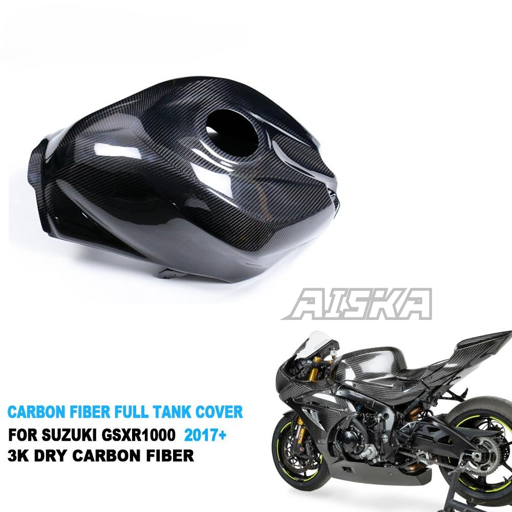 AISKA Dry Carbon Fiber Full Tank Cover for Suzuki GSXR1000 GSXR1000R GSXR1000RR 2017-2025