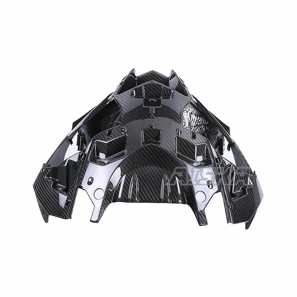 AISKA 100% Dry Carbon Fiber R3 Fairing Motorcycle Front Nose Upper Headlight Fairing for Yamaha R3 2022 2023 2024