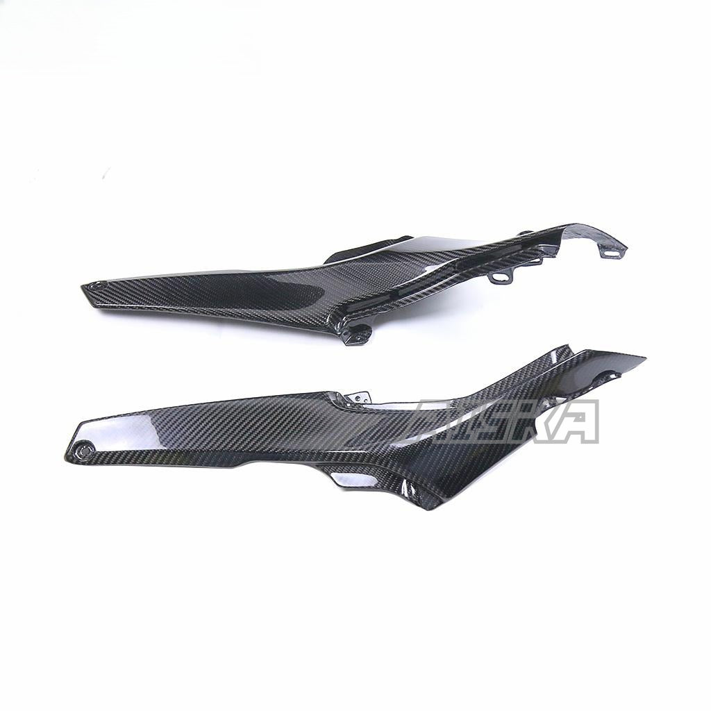 AISKA R7 Carbon Fiber Tank Side Panels Motorcycle Carbon Tank Side Seat Side Panel Cover Fairings for Yamaha R7 2022 2023 2024