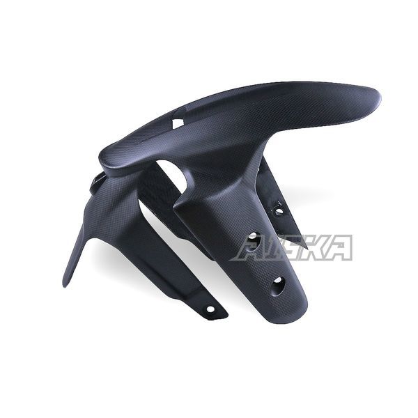 AISKA 100% 3K Dry Carbon Fiber Motorcycle Fairings Kits Front Fender Hugger Mudguard For Ducati Multistrada V4S 2021 2022 2023 2024