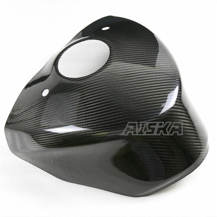 AISKA Twill Wave Dry Carbon Motorcycle ABS Injection Material Model Carbon Fiber Fuel Tank Cover for BMW S1000RR 2015-2018