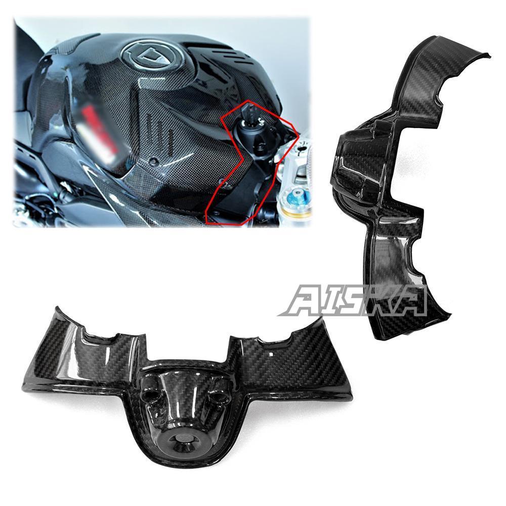 Motorcycle Modification 3K Carbon Fiber Ignition Switch Key Cover Protector for Ducati Panigale  V4, V4S, V4R 2018-2024