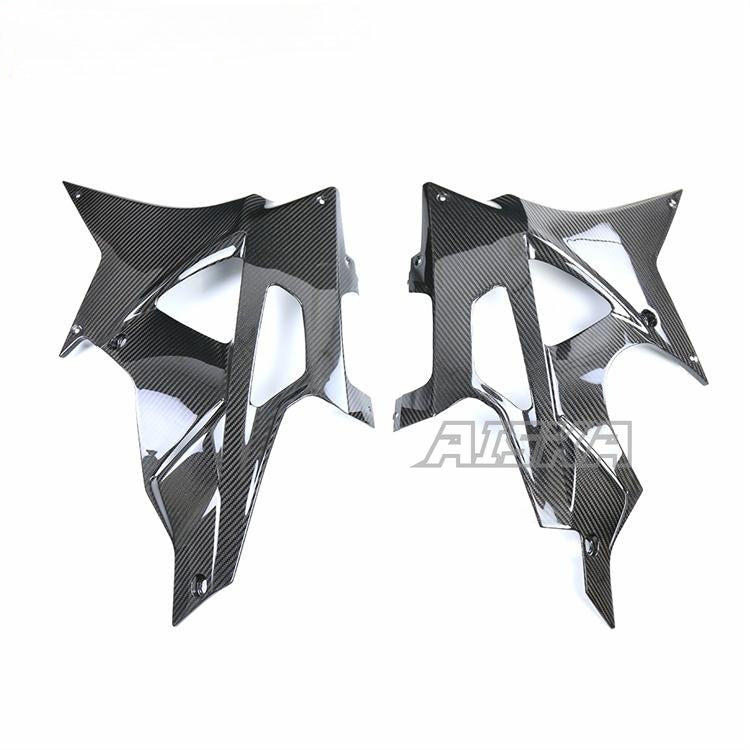 AISKA Twill Weave Carbon Fiber Custom Parts Motorcycle Belly Pan Lower Panel Cover Fairings for BMW S1000RR 2009-2014
