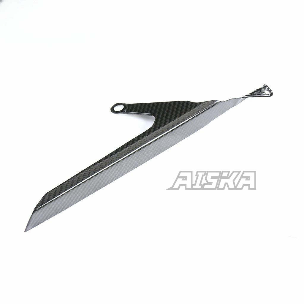 AISKA 3K Dry Carbon Fiber Motorcycle Accessories Rear Chain Guard Cover Fairing for Yamaha R1 2015-2025 MT10 FZ10 2016-2021