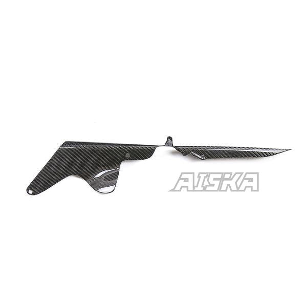 AISKA 3K Dry Carbon Fiber Motorcycle Rear Chain Guard Cover Protector for Kawasaki Ninja ZX10R ZX-10R 2021 2022 2023 2024