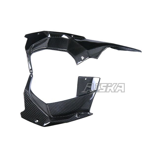 AISKA Full 3K Dry Carbon Fiber Side Fairing Motorcycle Dashpanel Cover Side Panels for Kawasaki Ninja H2 H2R 2015-2024
