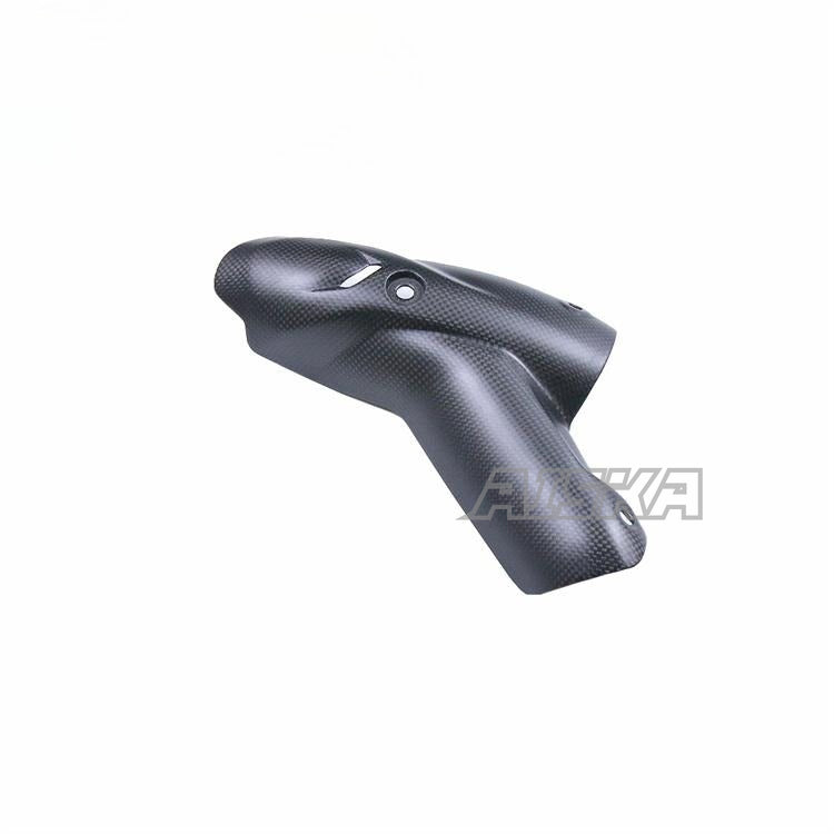 AISKA 3K 3*3 Carbon Fiber Motorcycle Accessories Exhaust Pipe Cover for Ducati Monster 937 2021+