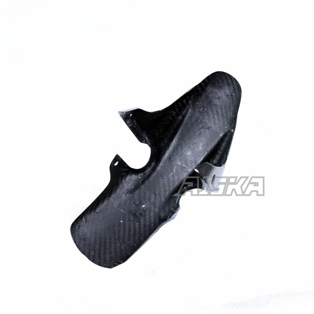 AISKA 100% Dry Carbon Fiber Mudguard Motorcycle Front Wheel Fender Hugger for Yamaha MT07 MT-07 2014-2017