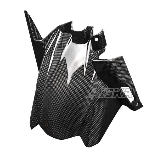 AISKA 100% 3K Dry Carbon Fiber Motorcycle Accessories Rear Fender Hugger Mudguard Fairing for Kawasaki Ninja 650 2014-2024