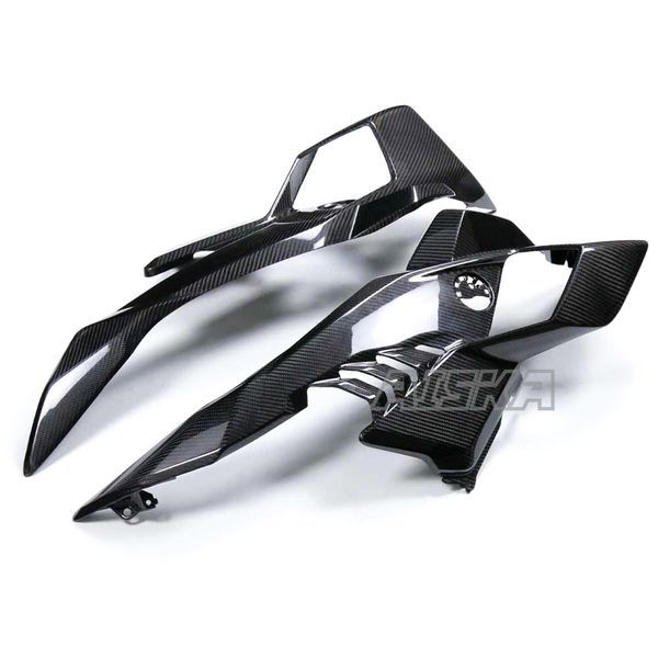 AISKA 100% 3K Full Carbon Fiber Motorcycle Front Upper Side Panel Fairing for BMW S1000RR 2025