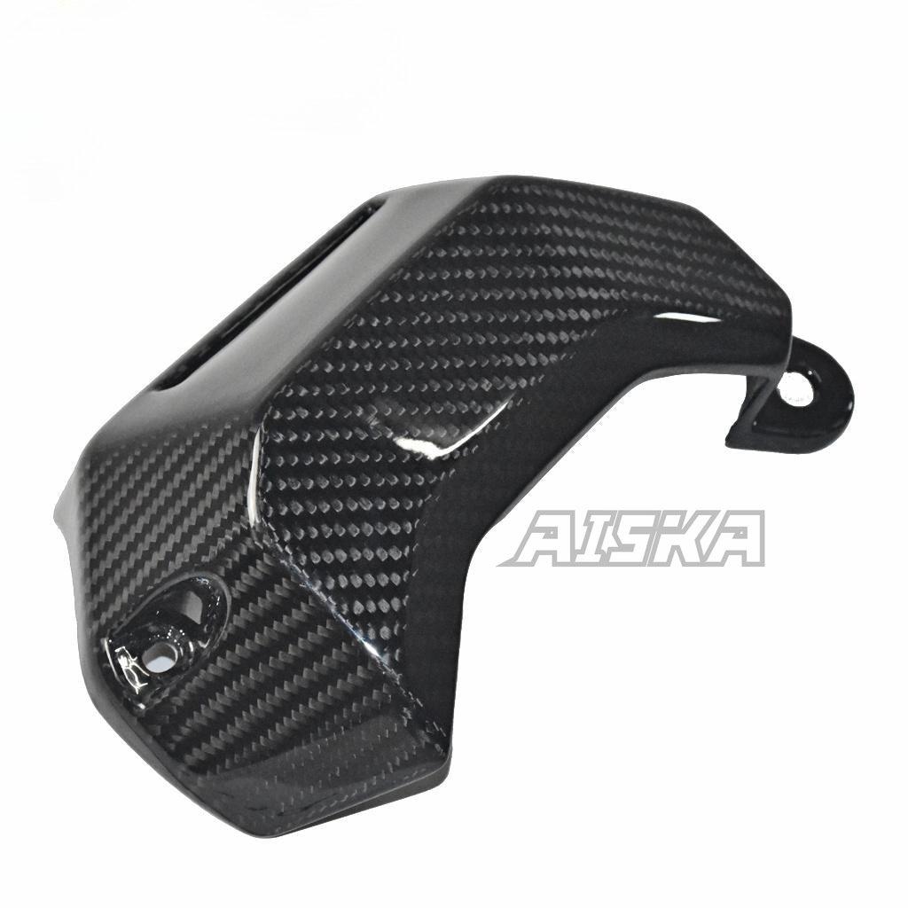 AISKA Motorcycle Carbon Fiber Water Cooler Cover Radiator Water Coolant Case Cover Fairing for Yamaha MT07 FZ07 2018-2022