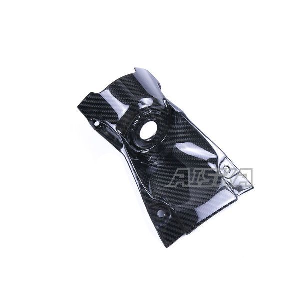 AISKA 3K Dry Carbon Fiber Motorcycle Accessories Ignition Key Case Cover Panel Fairing for Kawasaki Z900 2017 2018 2019