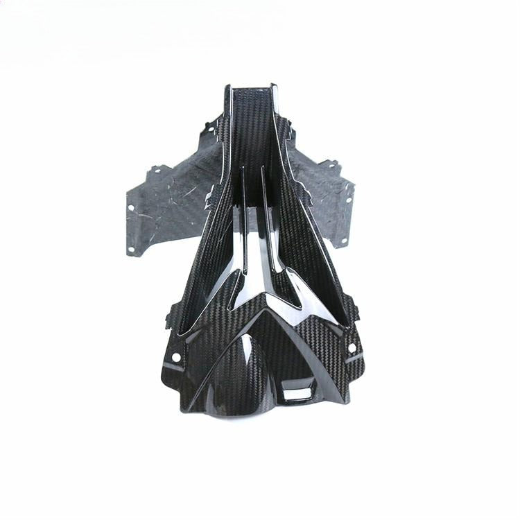 AISKA Pure Dry Carbon Fiber Motorcycle Upper Center Nose Air Intake Ram Fairing for BMW S1000RR 2015-2018