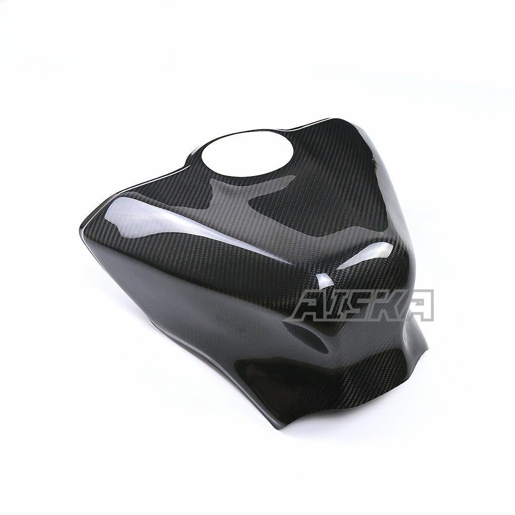 AISKA 100% Full Dry Carbon Fiber Motorcycle Oil Fuel Gas Tank Cover Guard Protector for Yamaha R1 R1M 2020-2025