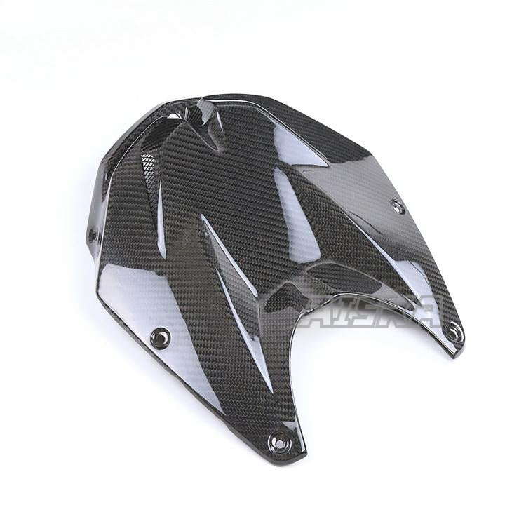 AISKA Twill Weave Golssy 3K Dry Carbon Fiber Motorcycle Front Gas Fuel Tank Cover Fairing for BMW S1000RR 2009-2014