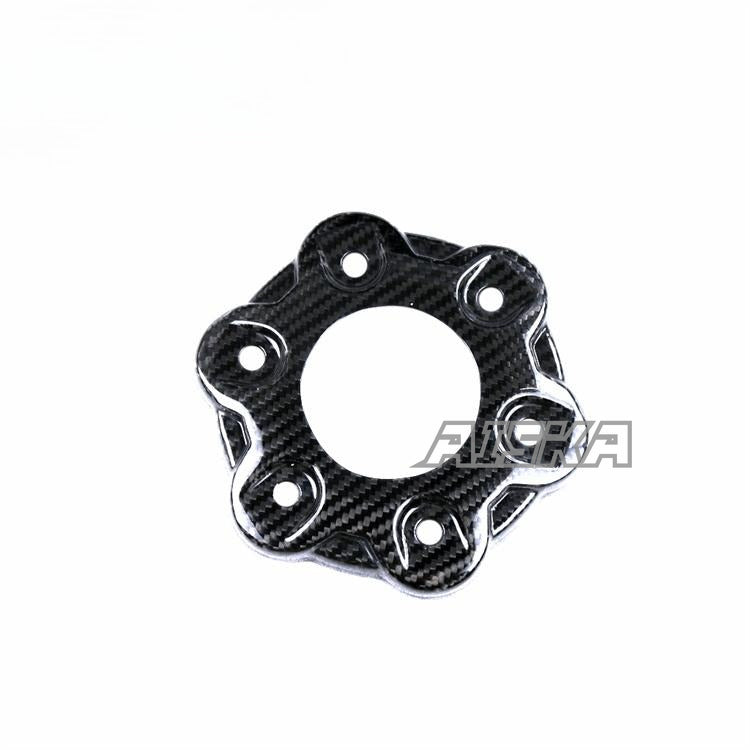 AISKA Panigale V4 Gear Protective Cover 3K 3*3 Carbon Fiber Motorcycle Modified Gear Cover for Ducati Panigale V4 V4S V4R 2018-2024