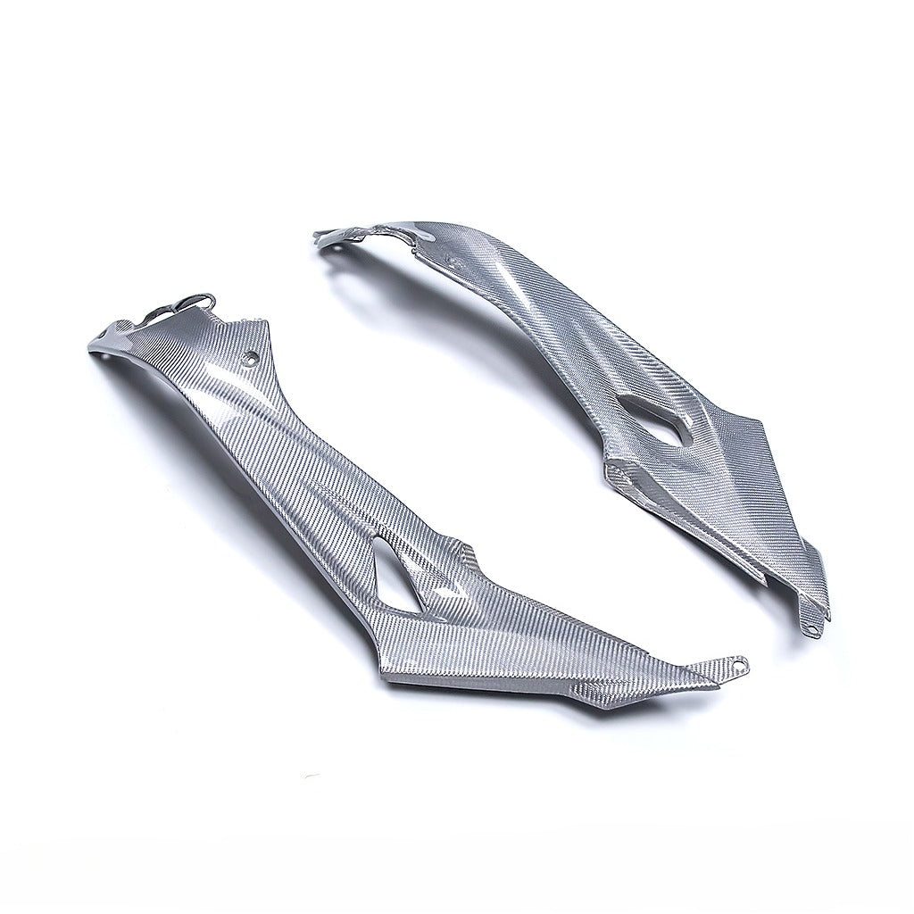 AISKA Twill Wave Dry Carbon Fiber Motorcycle Fuel Tank Side Plate Panel Fairing Kit for BMW S1000RR 2015-2018