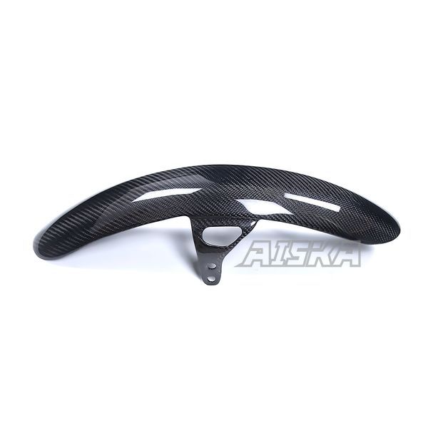 AISKA 3K Carbon Fiber Front Fender for Harley Davidson Dyna Street Bob Low Rider FXDC FXDLS 2007-2023