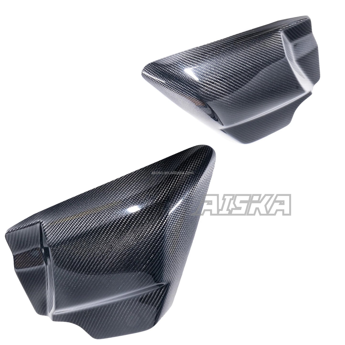AISKA 2009-2023 Touring Carbon Fiber Side Covers Battery Covers for Harley Davidson Touring Bikes 2019-2023 CVO Excluded