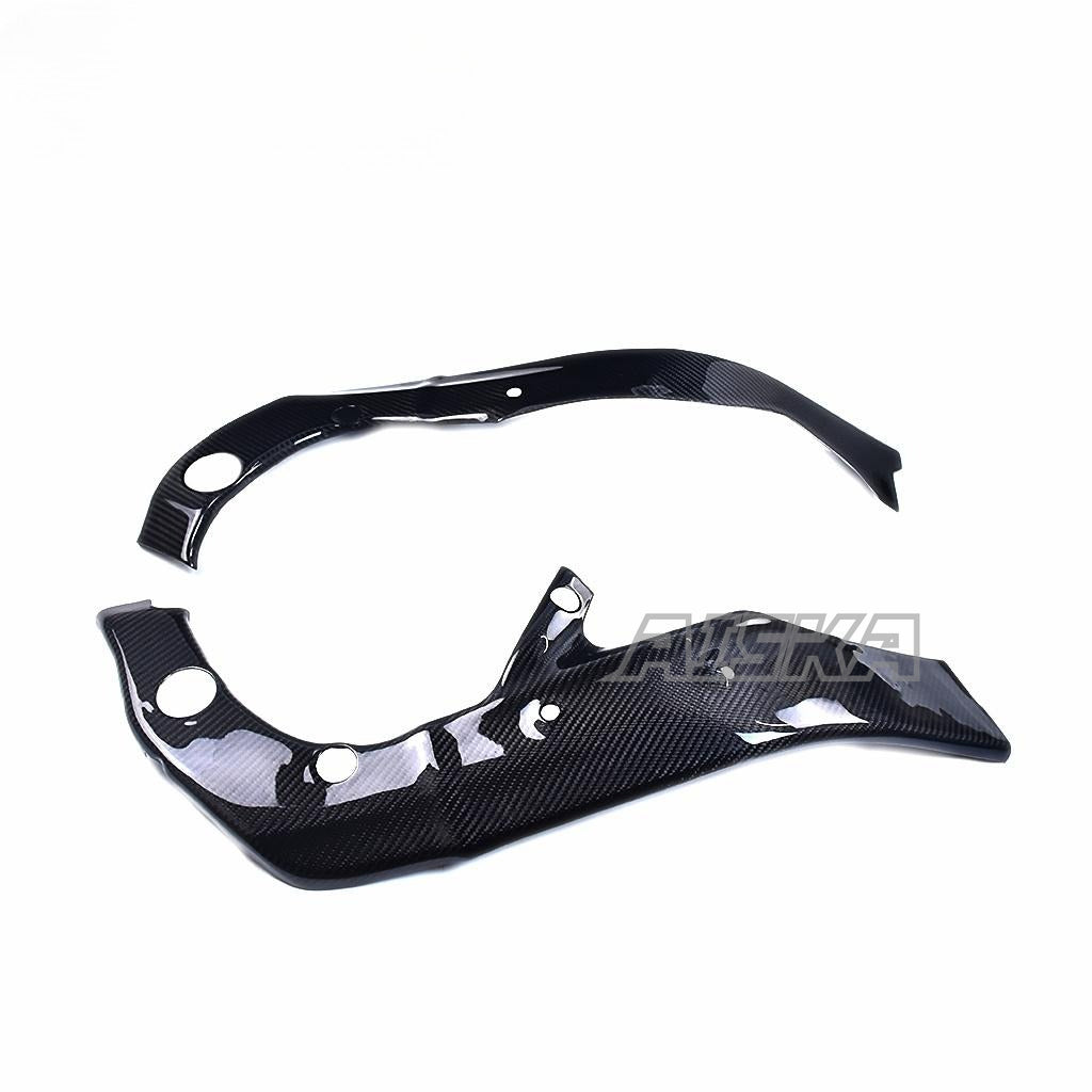 AISKA R6 Carbon Frame Covers Motorcycle Carbon Fiber Frame Covers Panels Protectors Guards for Yamaha R6 2017-2024 2022 2023