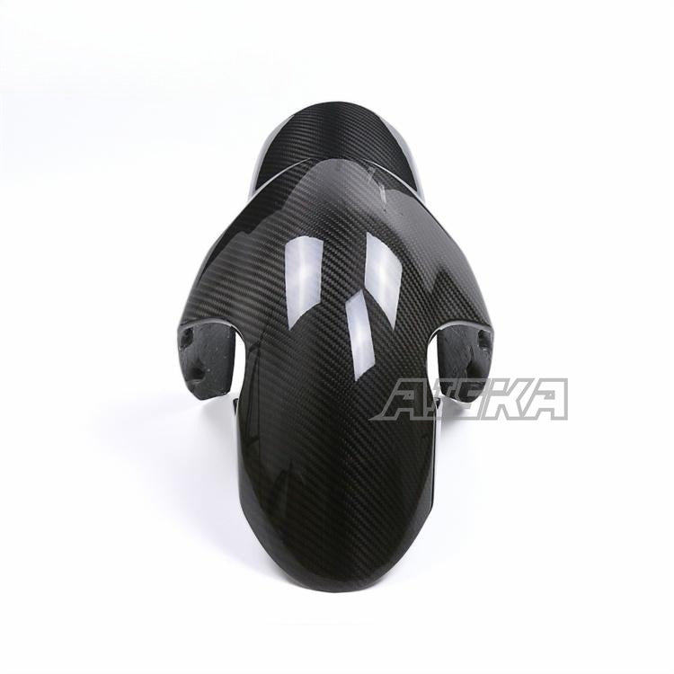 AISKA Wholesale 3K 3*3 Real Dry Carbon Fiber Motorcycle Mudguard Splash Fairing Guard Front Fender for BMW S1000XR 2020-2024