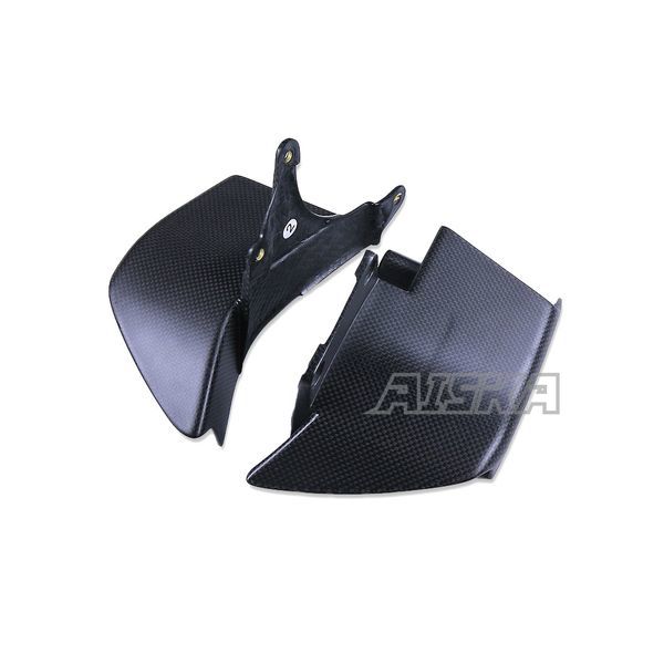 AISKA Carbon Fiber  Upper Winglets Side Fixed Wing Air Deflector For DUCATI Multistrada V4 V4S Sport Motorcycle Parts Fairing Kit