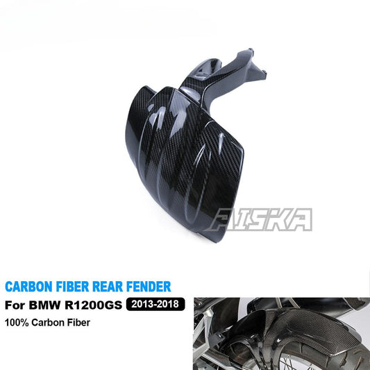 AISKA 100% 3K Motorcycle Carbon Fiber Rear Fender Splash Mud Dust Guard Mudguard for BMW R1200GS 2013-2018