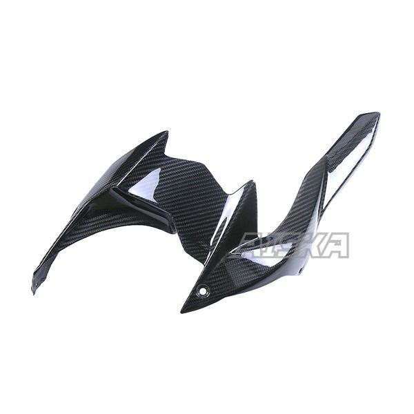 AISKA Full 3K Dry Carbon Fiber Motorcycle Rear Fender Hugger Mudguard for Kawasaki Ninja H2 H2R 2015-2024