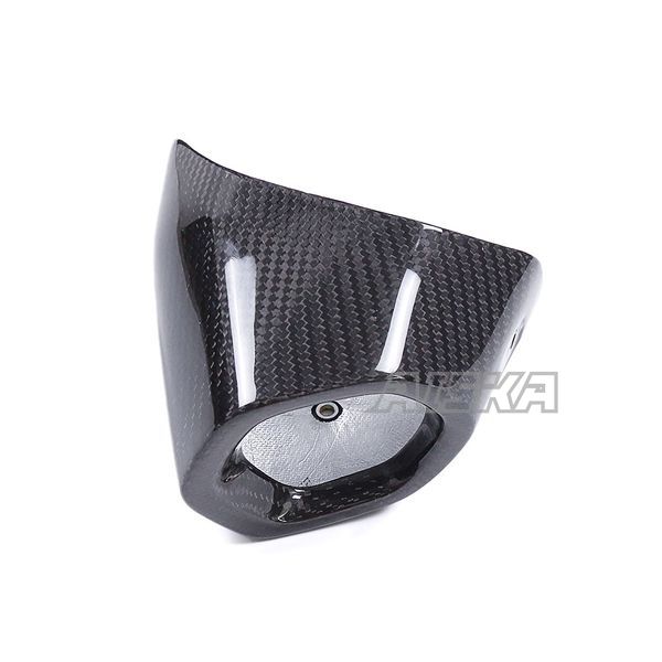 AISKA R1300GS Carbon Parts Real Dry Carbon Fiber Motorcycle Rear Silencer Exhaust Pipe Protector Cover for BMW R1300GS 2023 2024