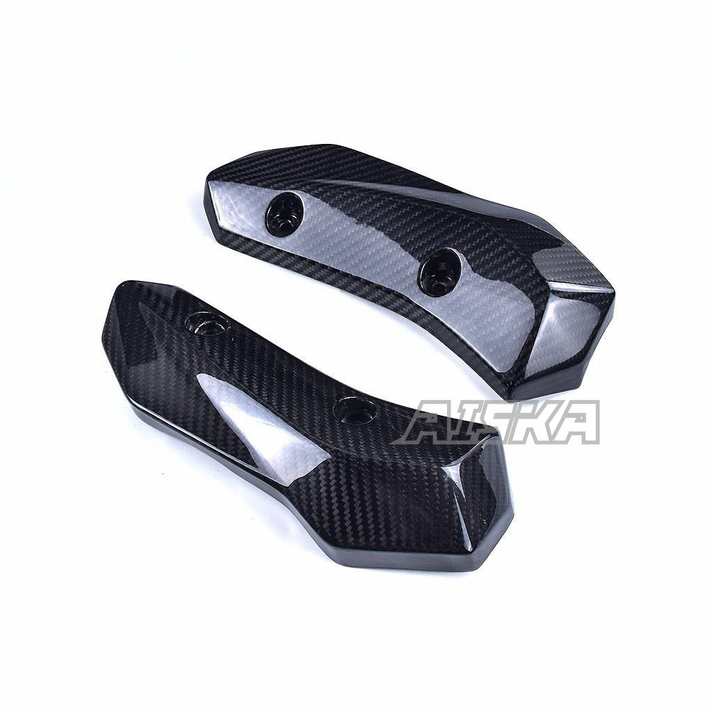 AISKA Motorcycle Carbon Fiber Front Side Radiator Cover Fairing Radiator Guards for Yamaha MT07 MT-07 FZ07 FZ-07 2014-2017