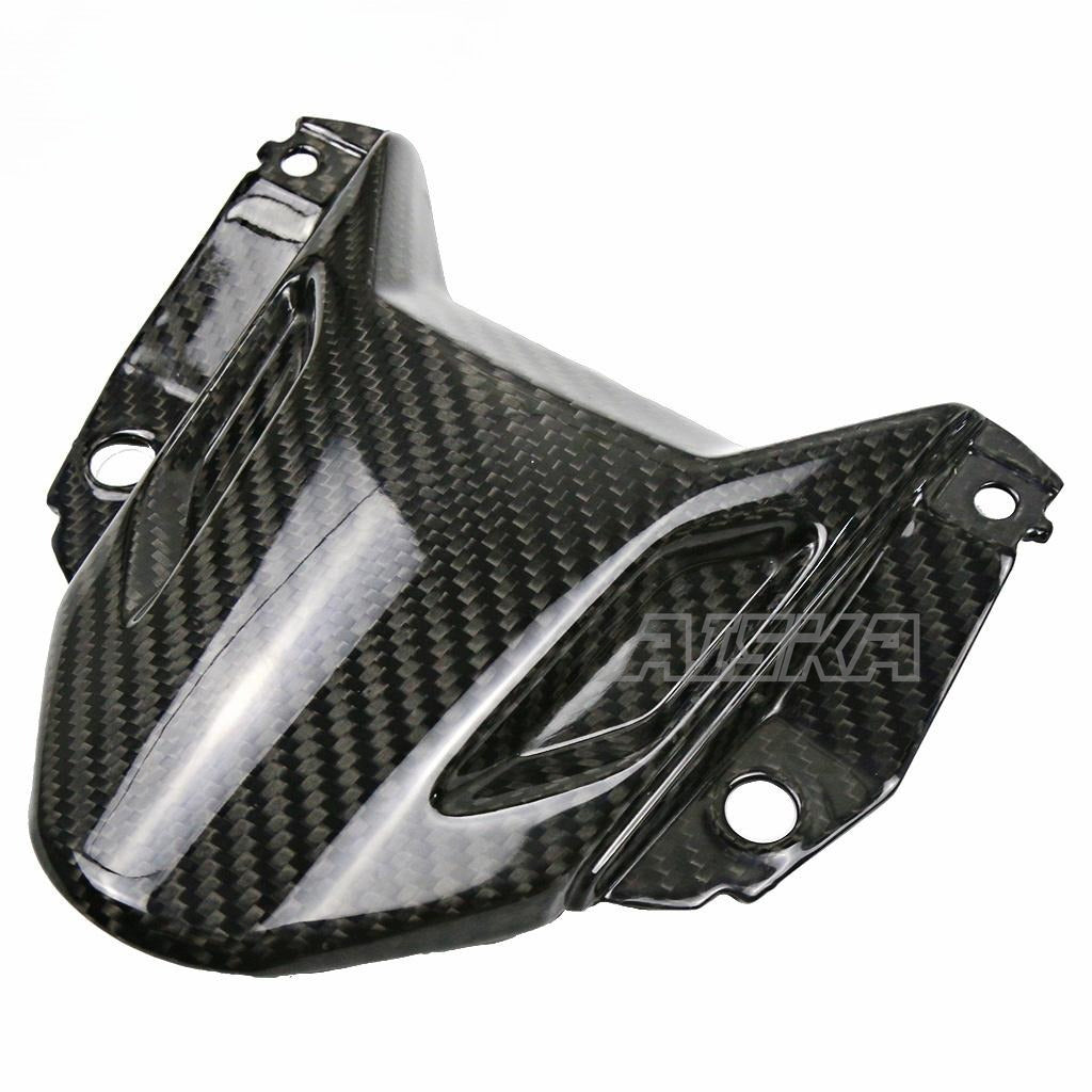 AISKA Motorcycle Carbon Fiber Front Windshield Wind Deflector Windscreen Cover Protector for Yamaha MT07 FZ07 2018-2022