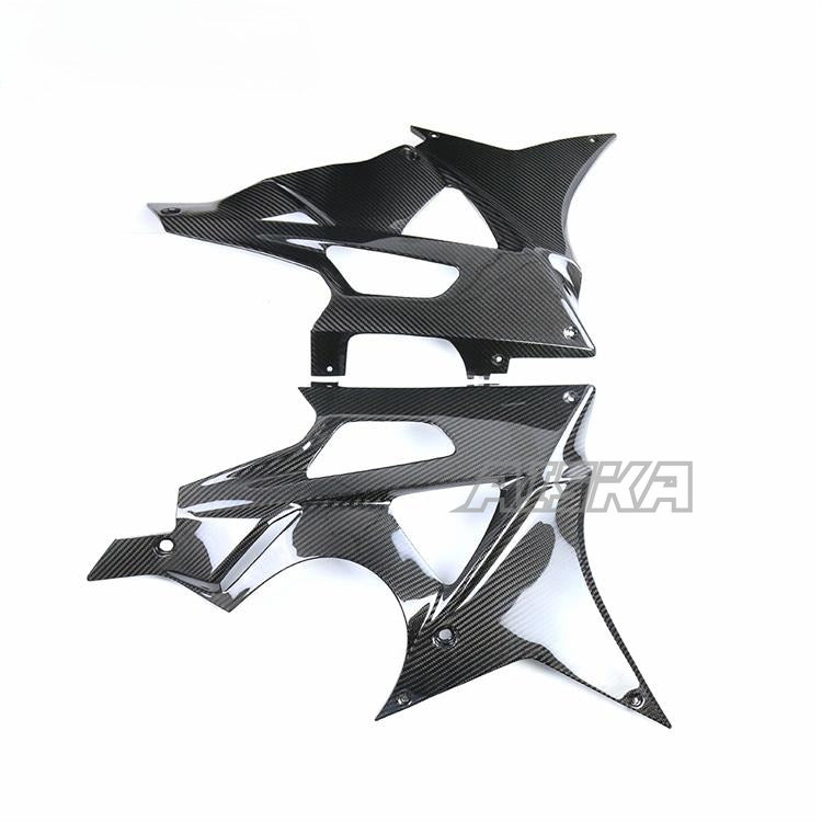 AISKA Twill Weave Carbon Fiber Custom Parts Motorcycle Belly Pan Lower Panel Cover Fairings for BMW S1000RR 2009-2014