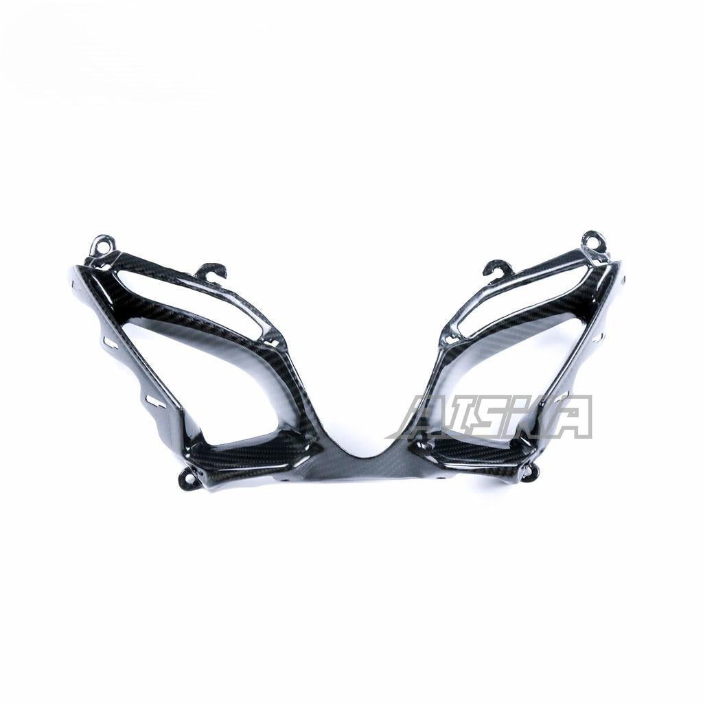 AISKA 100% Dry Carbon Fiber Motorcycle  Accessories Front Car Lampshade for Suzuki GSX-R1000 2017-2023