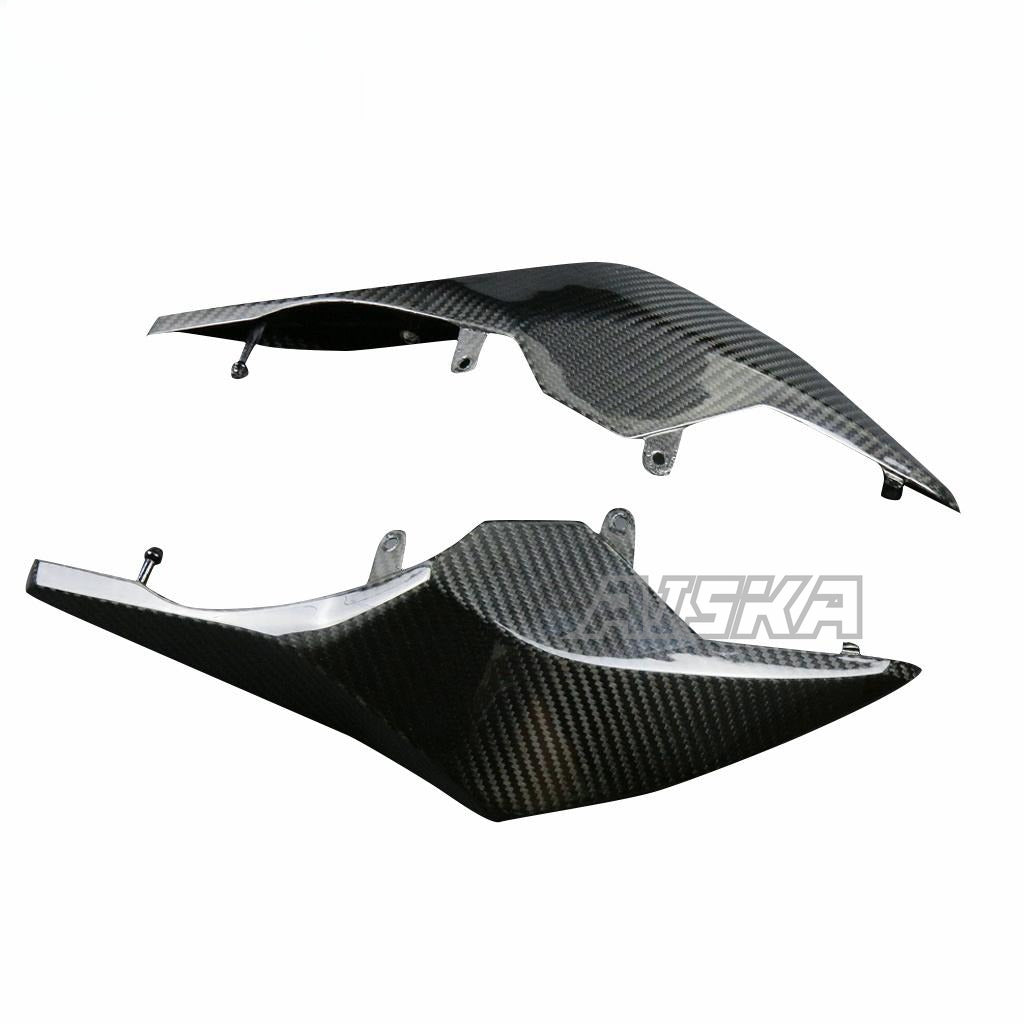 AISKA Dry Carbon Fiber Motorcycle Rear Side Tail Seat Fairing Cover Cowl for Honda CB650F CBR650F 2014-2018 CB650R CBR650R 2019+