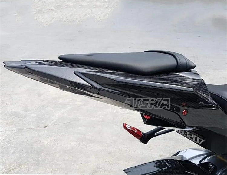 AISKA Pure Dry Carbon Fiber Motorcycle Tail Rear Undertail Under Cowl Cover Fairings for BMW S1000RR 2015-2018