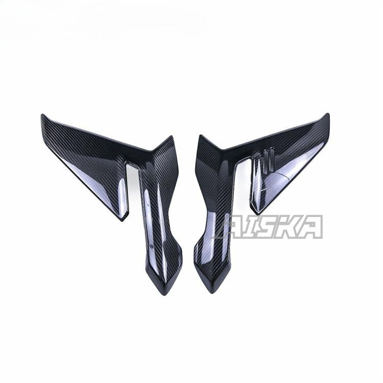 AISKA 100% 3K Full Carbon Fiber Twill Weave Motorcycle Lower Air-guide Side Panels for BMW S1000R M1000R 2021-2025