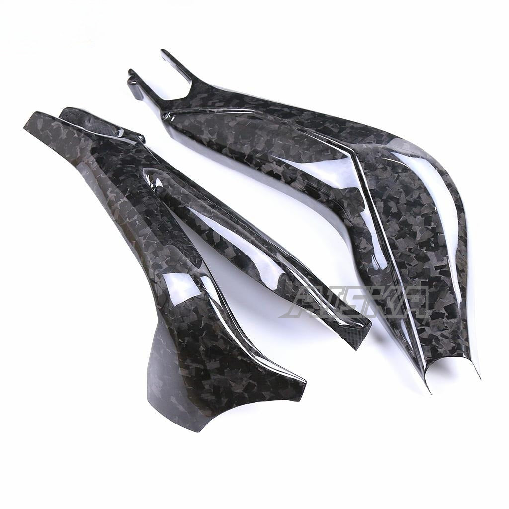 AISKA 100% 3K Pure Carbon Fiber Motorcycle Swingarm Cover Panel Protector Guard for Yamaha MT09 FZ09 2014-2020