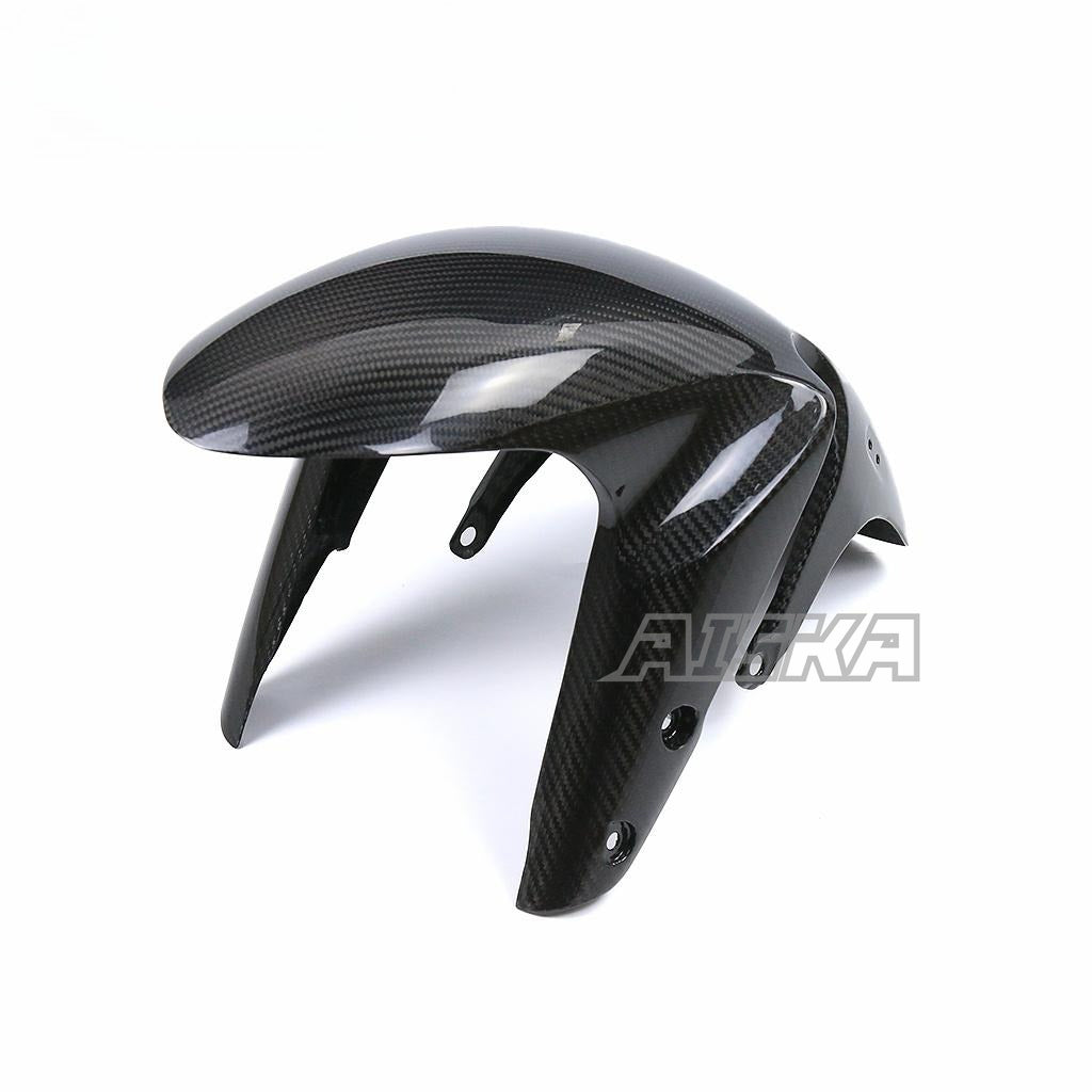 AISKA  3K Dry Carbon Fiber Motorcycle  Accessories Front Mudguard for Suzuki GSX-S 750 1000 2017-2024