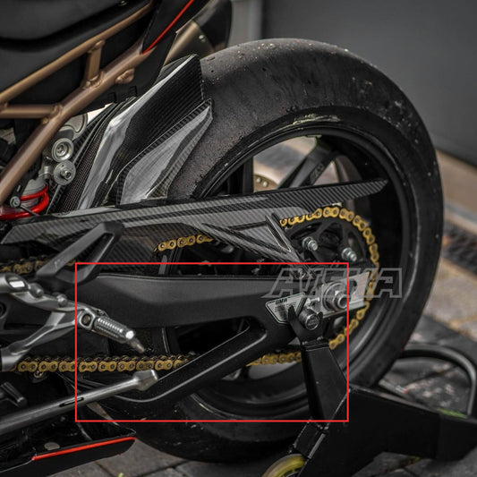AISKA BMW S1000RR 2019-2025 Carbon Fiber Rear Swingarm Protection Cover