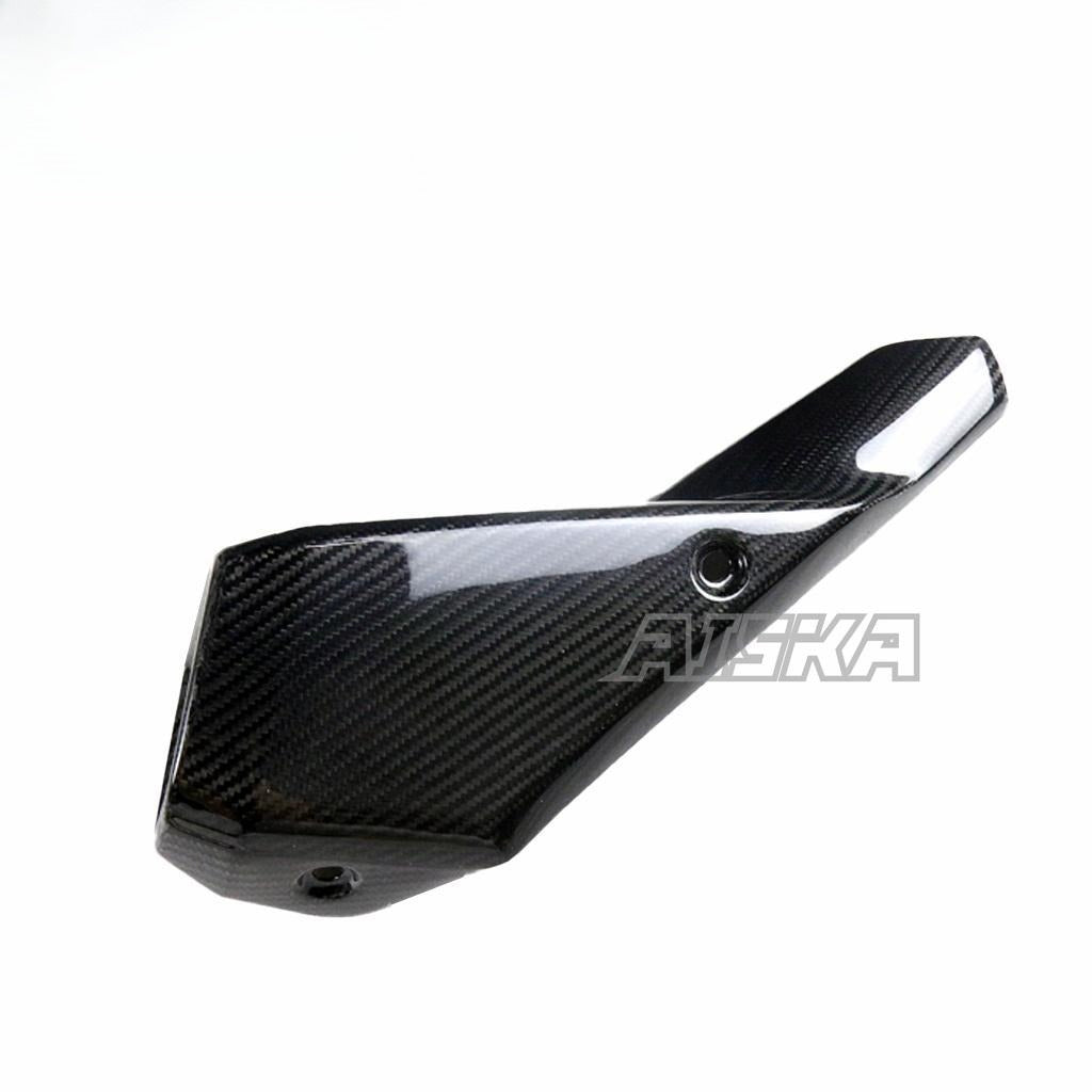 AISKA Dry Carbon Fiber Motorcycle Fairing Exhaust Pipe Heat Shield Guard Cover for Honda CB650F CBR650F 2014-2018 Motorcycles