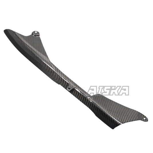 AISKA 3K Dry Carbon Fiber Motorcycle Chain Guard Cover for Kawasaki Ninja ZX-6R 2009-2025