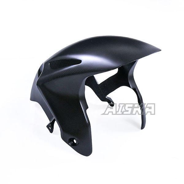 AISKA Carbon Fiber Motorcycle Front Wheel Mud Flap Splash Front Fender Hugger Mudguard for Honda CBR1000RR-R 2021 2022 2023 2024
