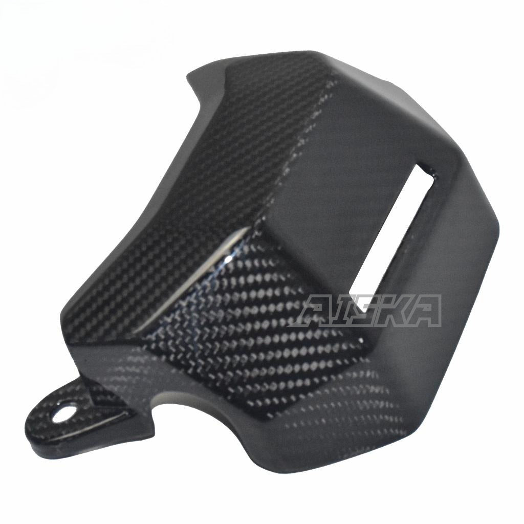AISKA Motorcycle Carbon Fiber Water Cooler Cover Radiator Water Coolant Case Cover Fairing for Yamaha MT07 FZ07 2018-2022