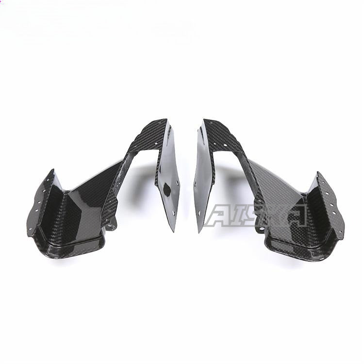 AISKA 100% 3K Full Dry Carbon Motorcycle Front Carbon Fiber Air Intake Fairing for BMW S1000RR 2019-2022