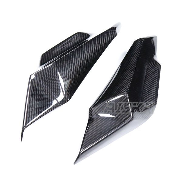 AISKA 100% 3K Dry Carbon Fiber Motorcycle Rear Seat Side Panel for Yamaha MT09 FZ09 2024-2025