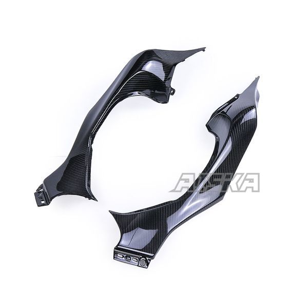 AISKA 3K Dry Carbon Fiber Motorcycle Accessories Rear Tail Seat Side Panels Cover Fairing for Kawasaki Z1000 2014-2019 2015 2018