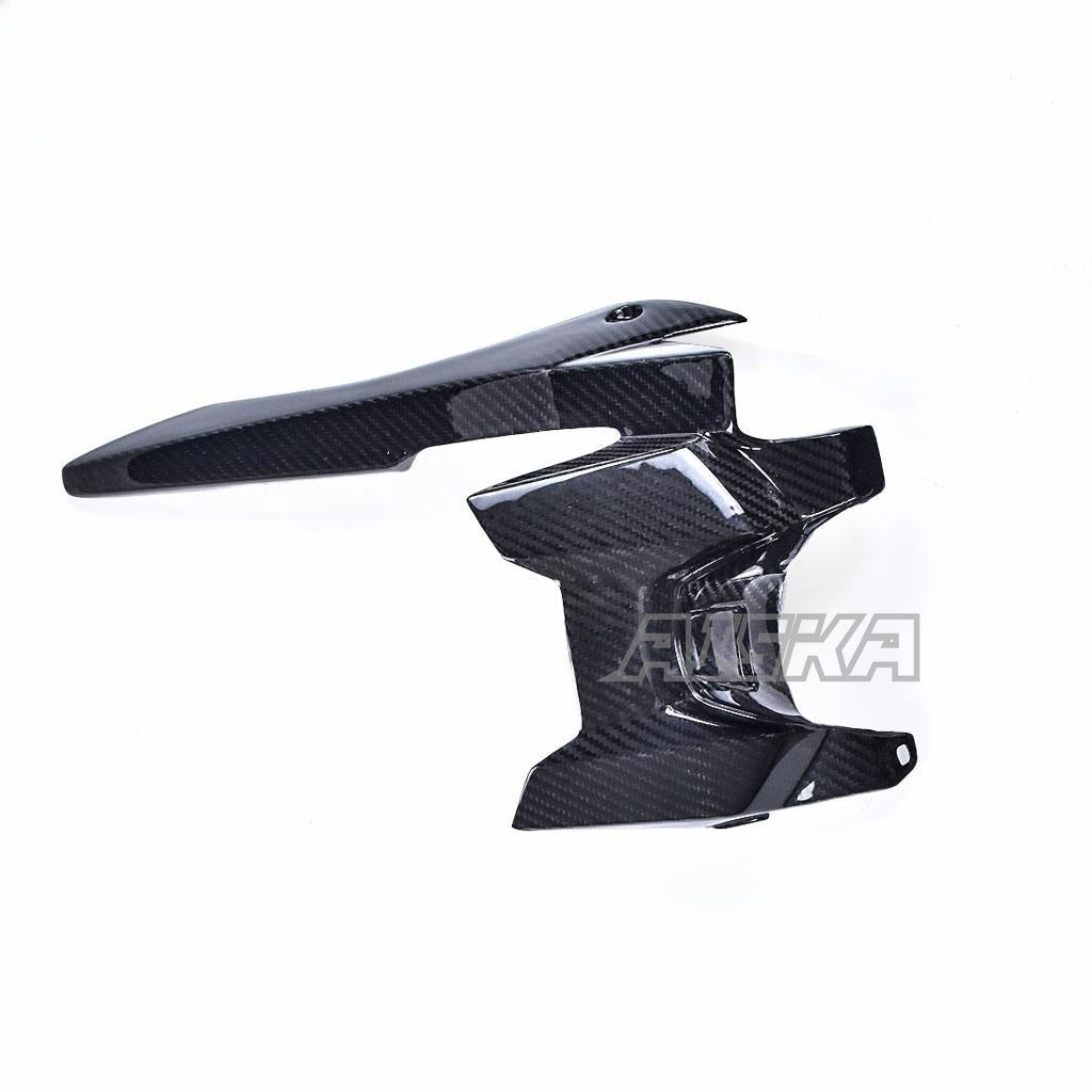 AISKA Motorcycle 100% Dry Carbon Fiber Rear Hugger Fender Splash Mud Dust Guard Mudguard for Yamaha MT07 MT-07 2014-2022