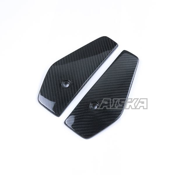 AISKA 690 Duke 3K Dry Carbon Fiber Motorcycle Radiator Side Cover Plate Fairing for KTM 690 Duke 2012-2019